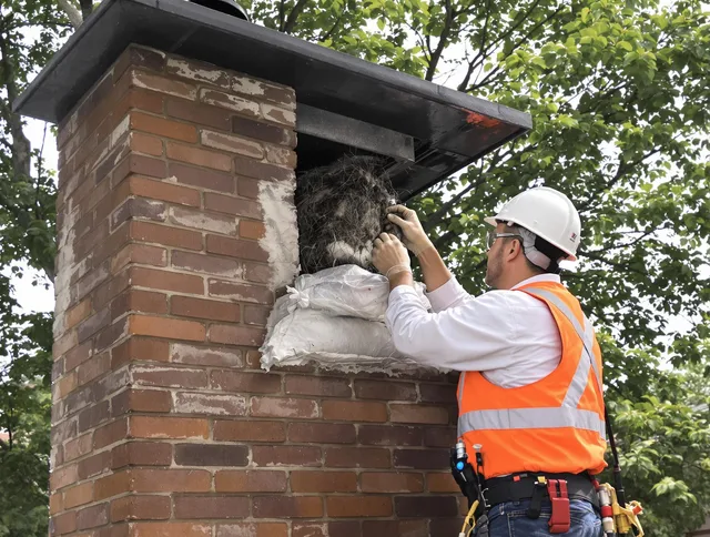 Humane removal of debris and animals by Margate Chimney Sweep in Margate, FL