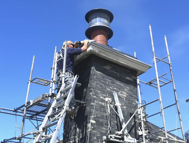 Sturdy chimney crown finished by Margate Chimney Sweep in Margate, FL