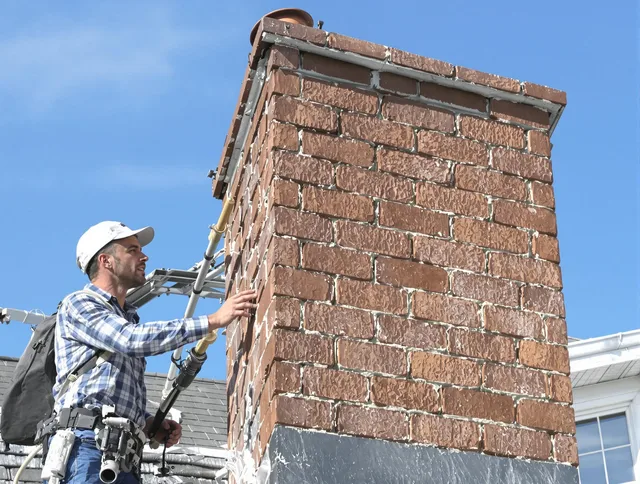 Brickwork for a chimney rebuild by Margate Chimney Sweep in Margate, FL