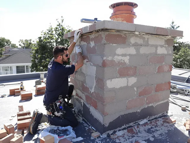 Advanced chimney repair process by Margate Chimney Sweep in Margate, FL