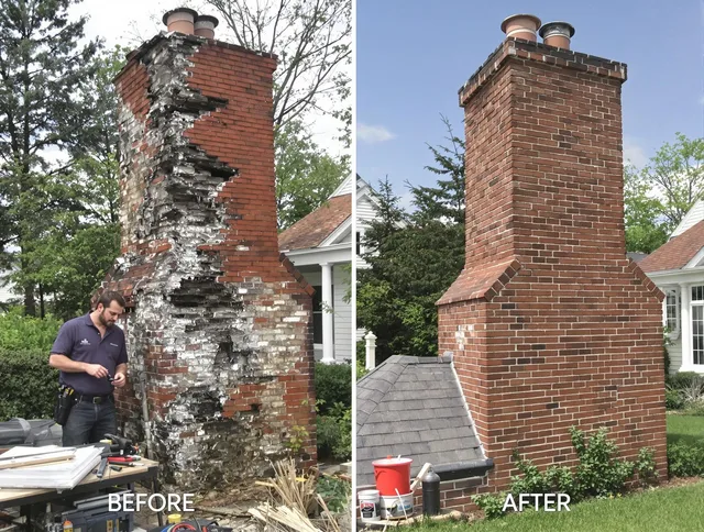 Margate Chimney Sweep performing a full chimney restoration in Margate, FL