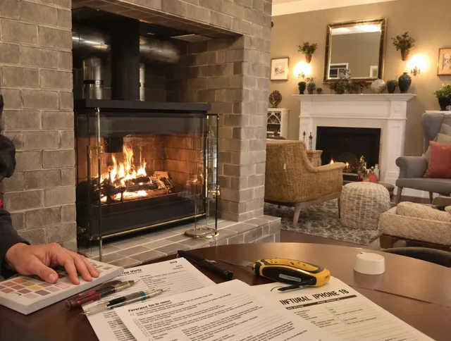 Margate Chimney Sweep verifying fireplace safety measures in Margate, FL