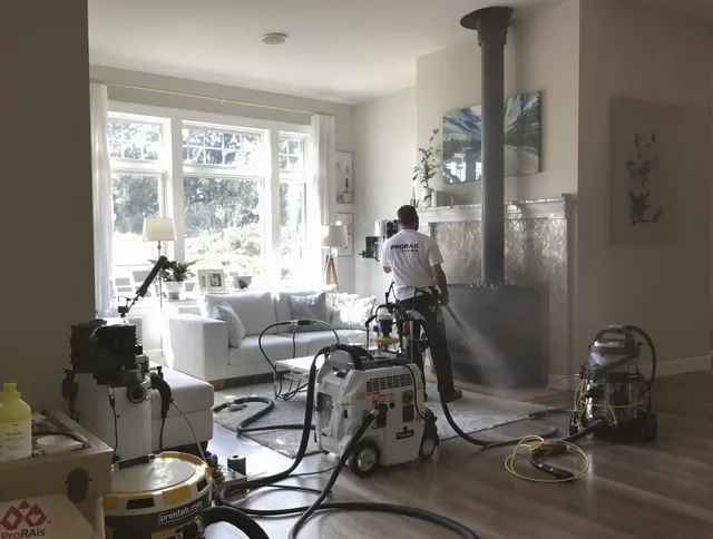 Soot removal service by Margate Chimney Sweep for a fireplace in Margate, FL